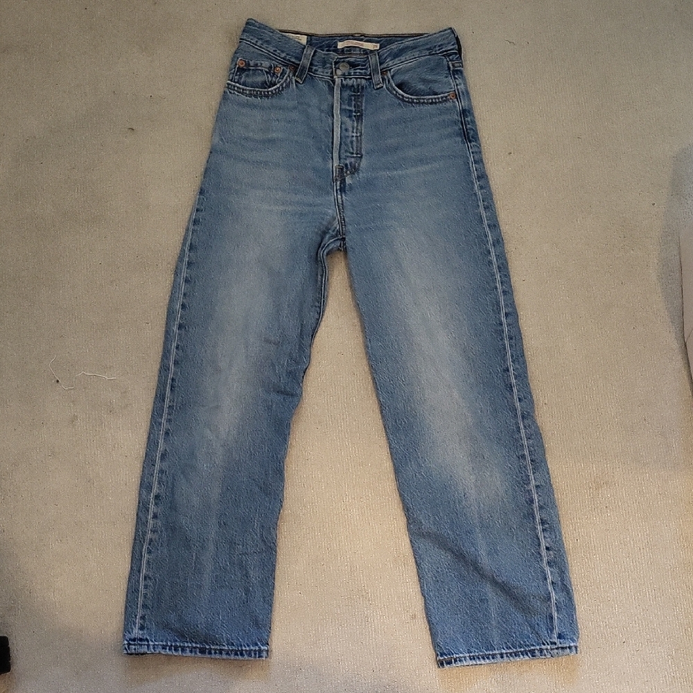 Levi's High Rise Blue Jeans Vintage Fade